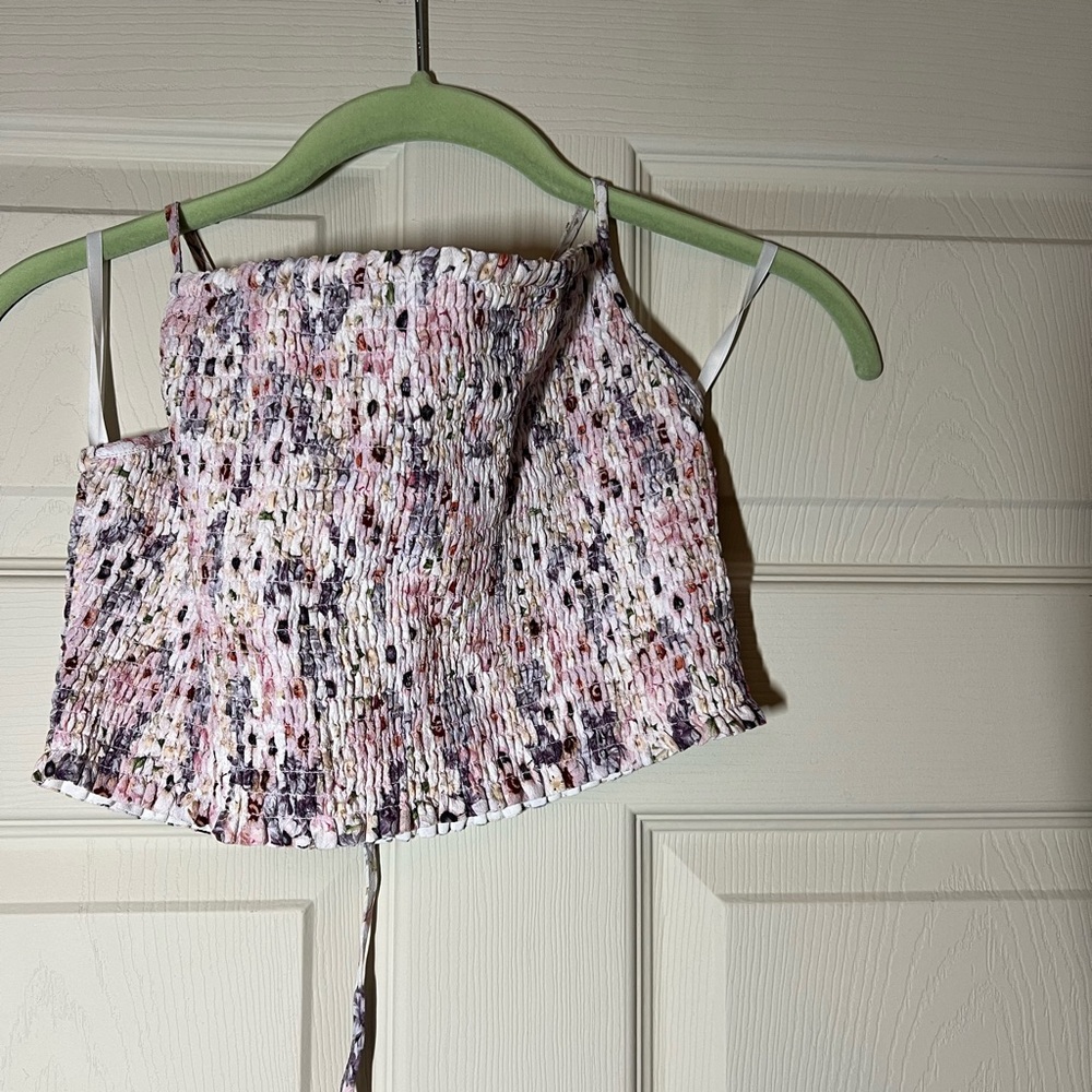 Aritzia Fie Back halter top size M